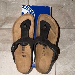 Birkenstock Gizeh Birko-flor Black-Size 41